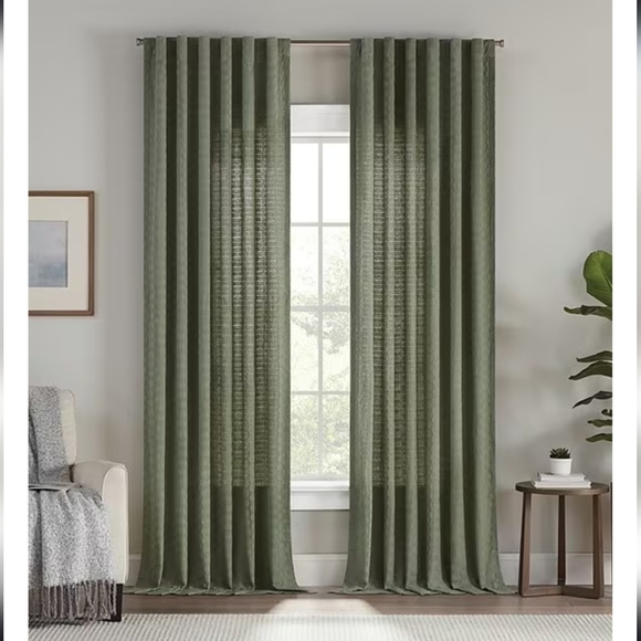 Perfect Pair Iris Sheer Drapery Panel Pair - Picture 12 of 12